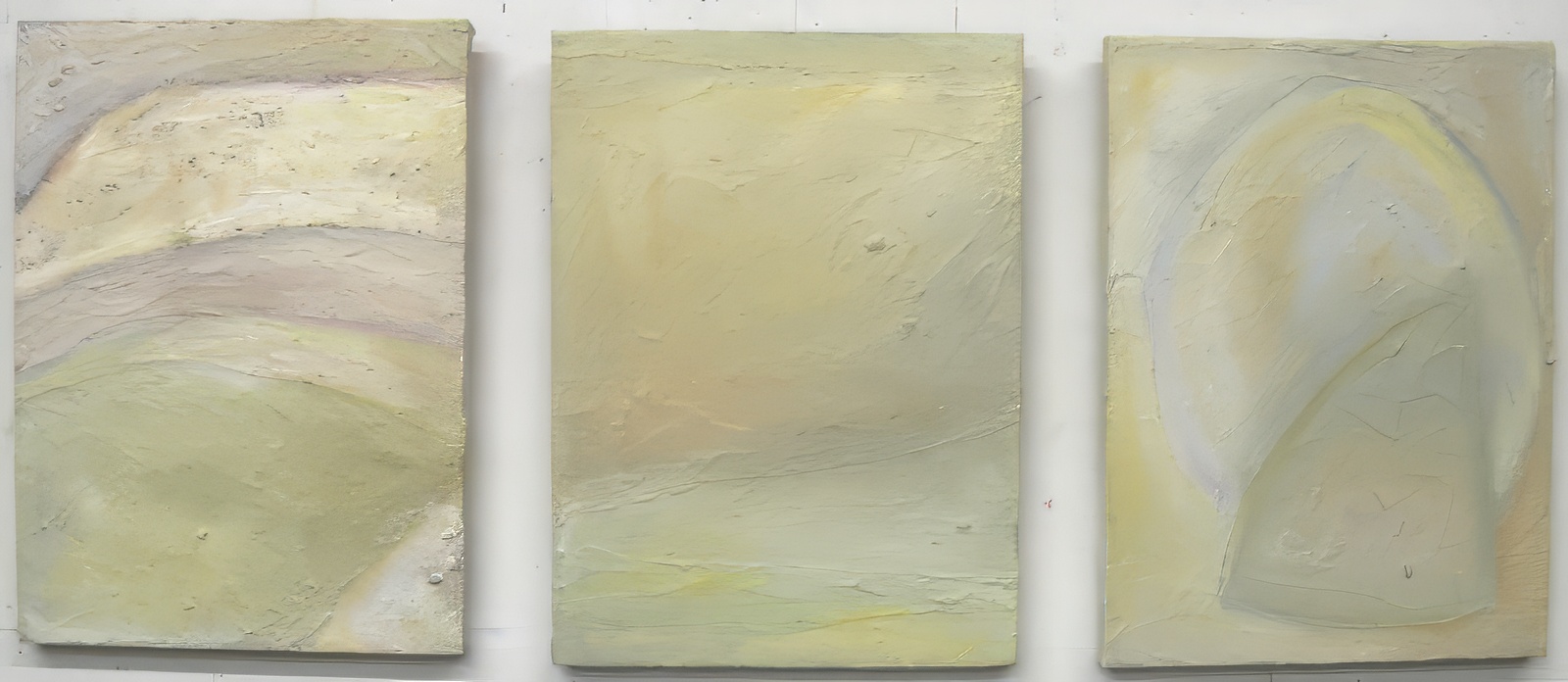 White/Pastel Colored Paintings